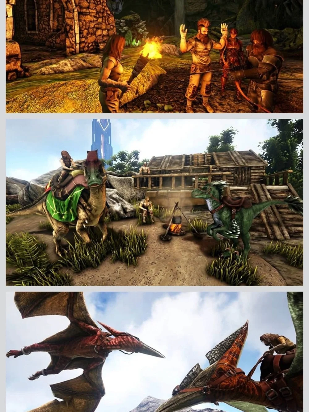 Nintendo ARK: Survival Evolved — Green/Brown/Red Accents